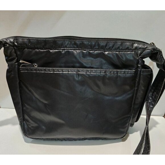 Lug Quilted Crossbody Bag With Multiple Zipper Pockets & Adjustable Strap - Picture 3 of 13